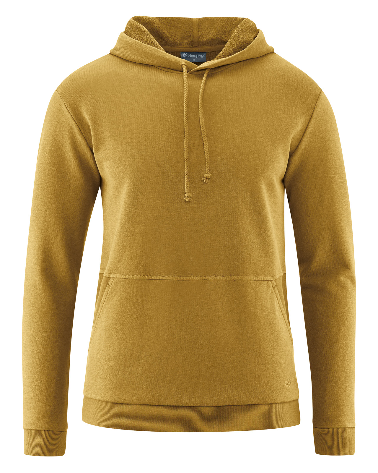 Hempage men vegan Hoodie Basic Peanut Brown