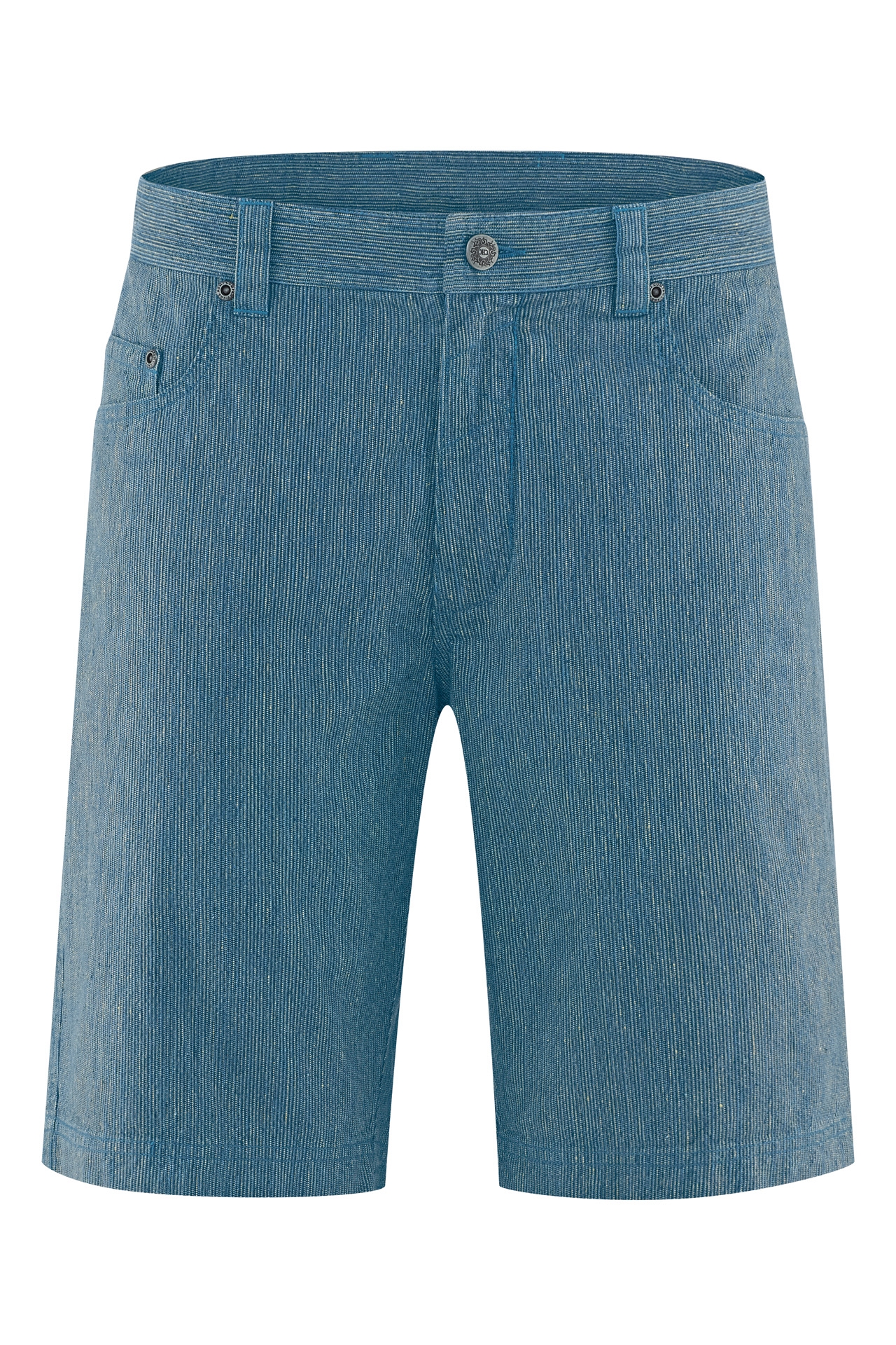 HempAge Herren vegan Modische Shorts In Meeresblau