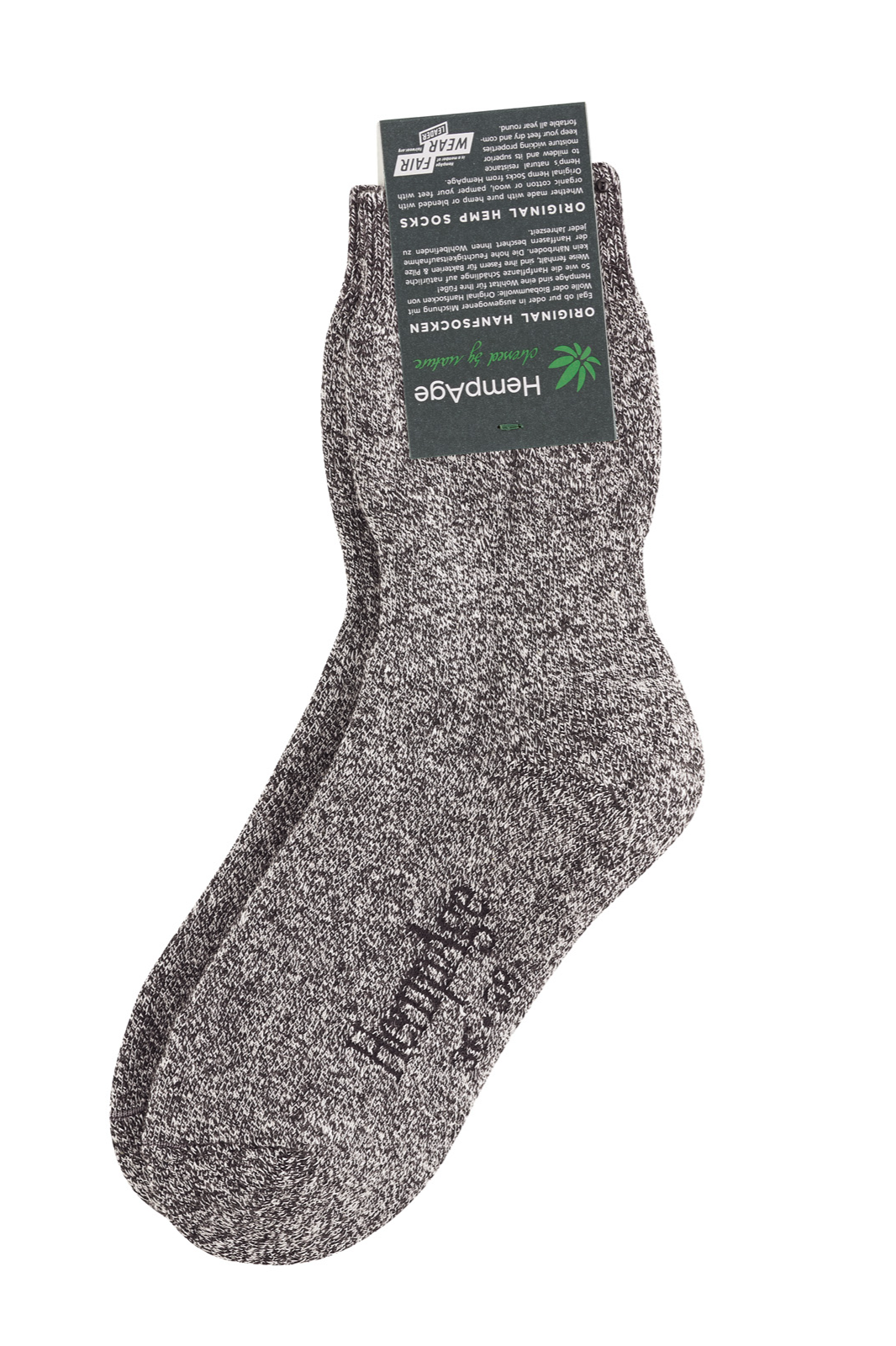 Hempage men vegan Socks Cozy Terry Melange