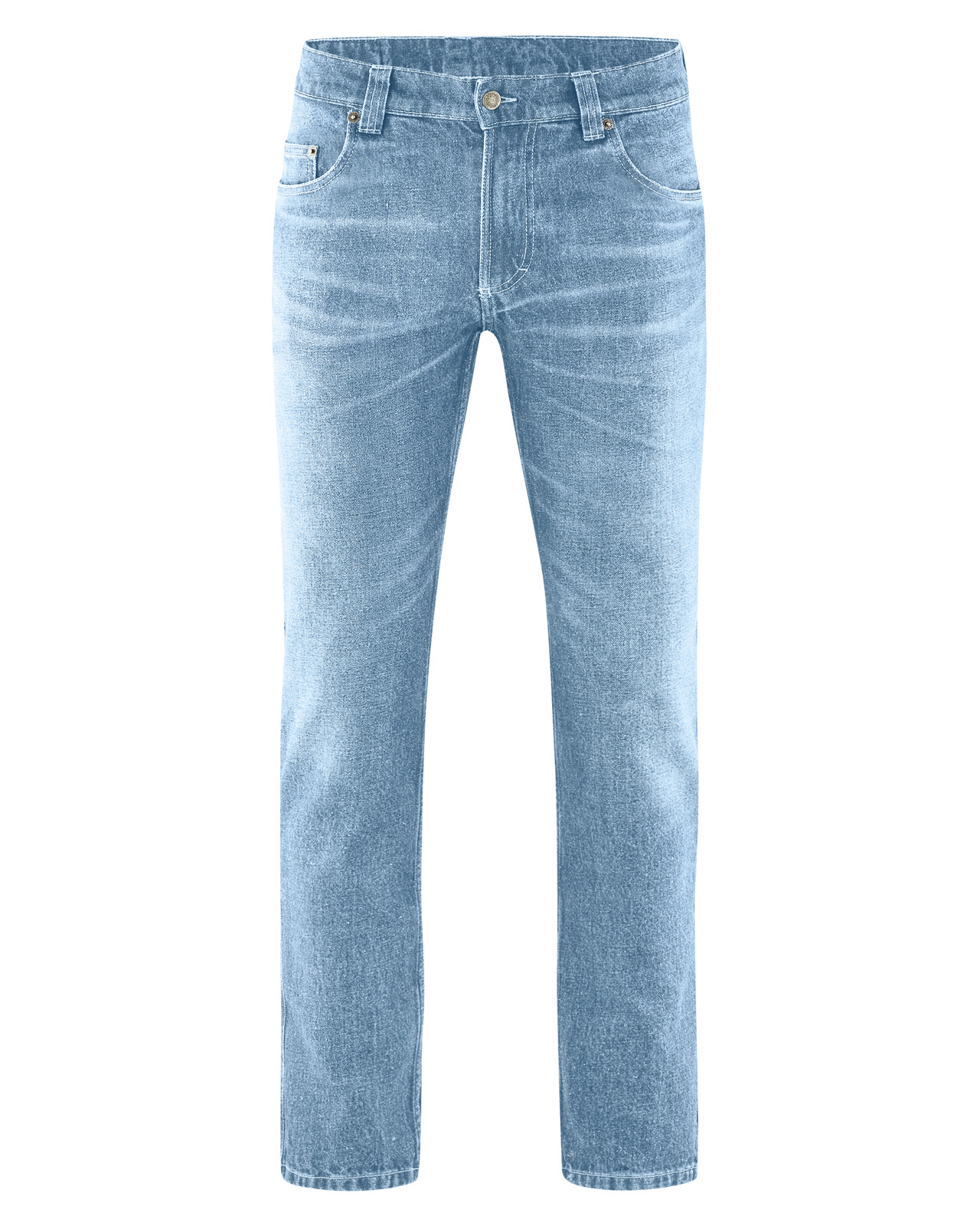 Hempage men vegan Jeans Blue Denim Aqua