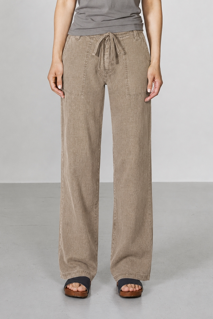 HempAge Damen vegan Hose Airy Summer Grit Beige