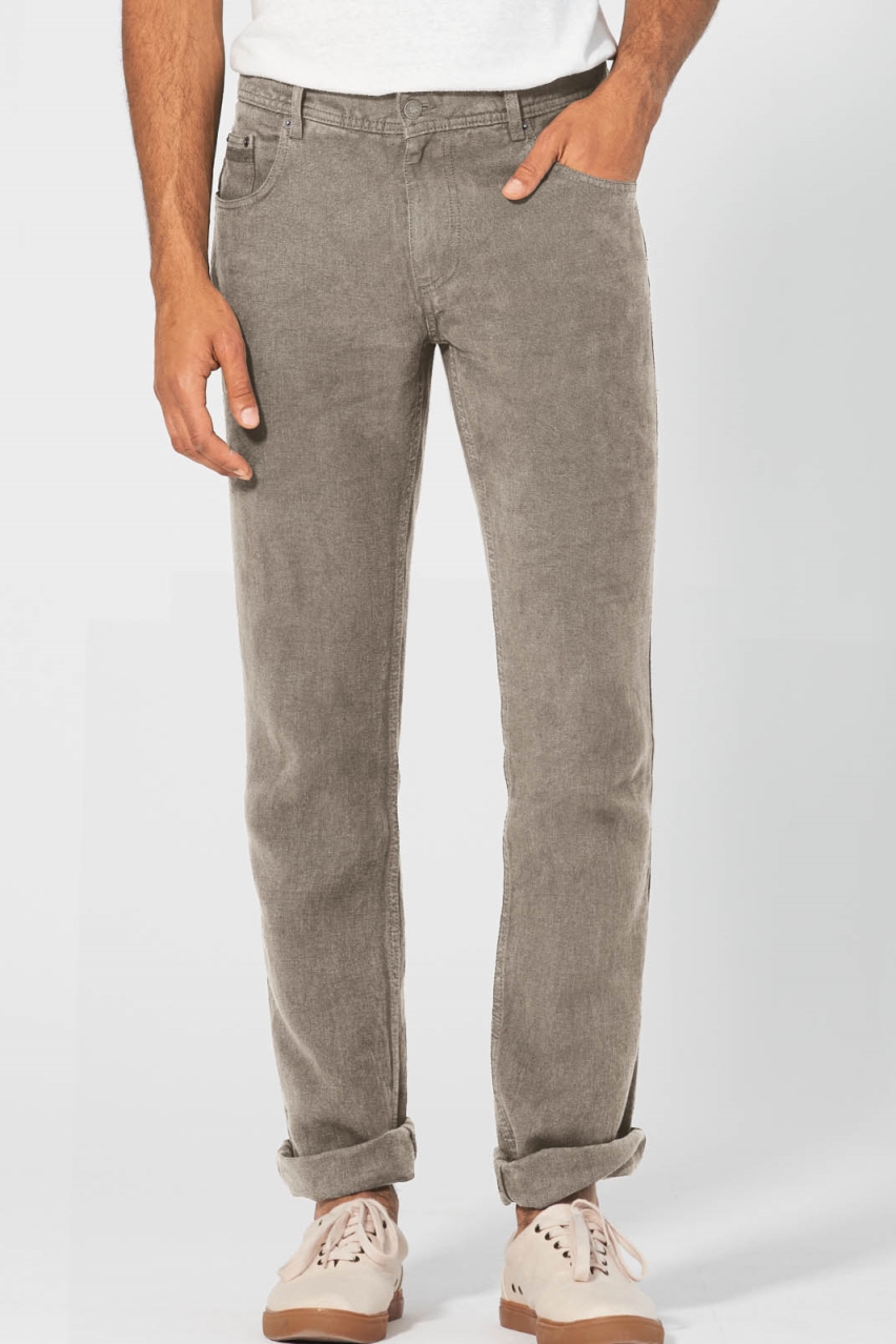 HempAge Herren vegan Jeans Asphalt Hellgrau