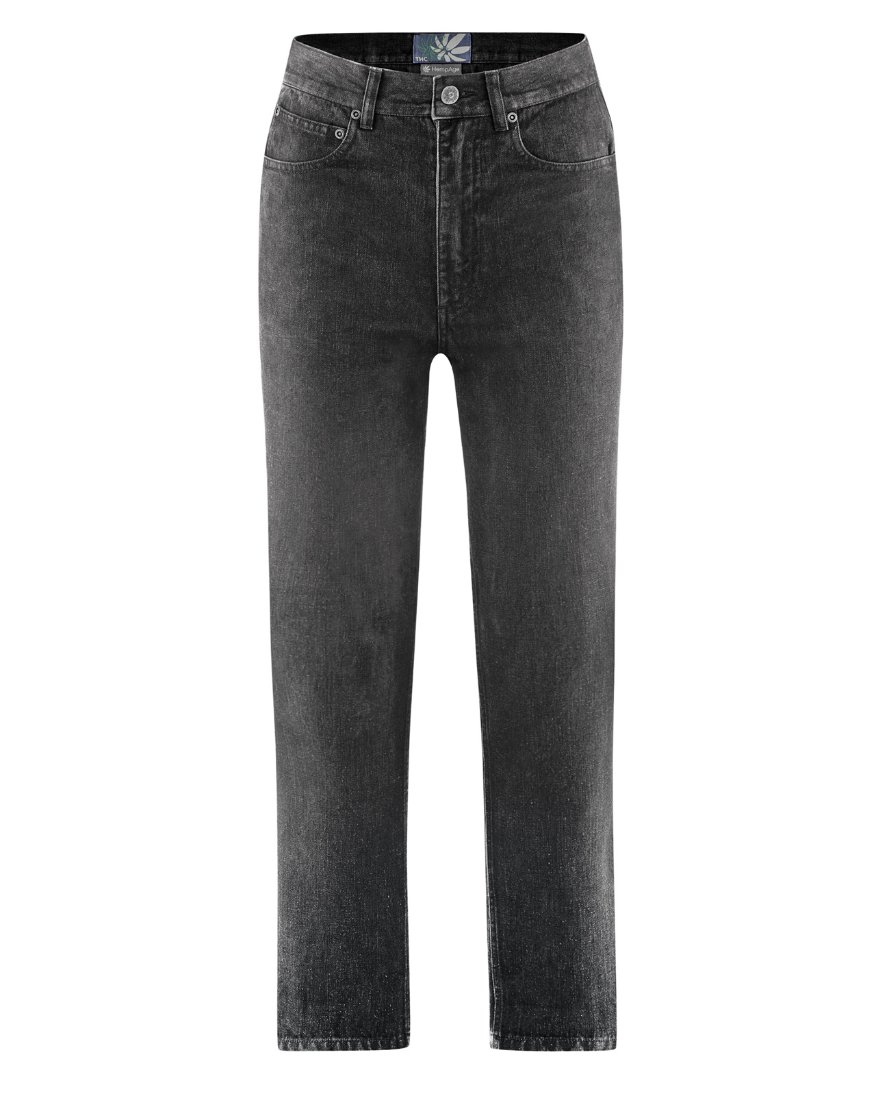 Hempage womens vegan Jeans Black Denim
