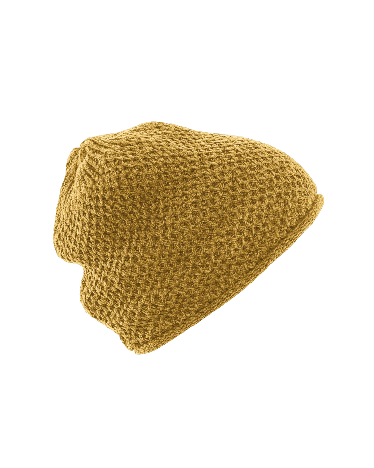 Hempage womens vegan Knit Beanie Casual Peanut Brown