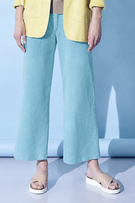 HempAge Damen vegan Culotte Modern Wave Blau