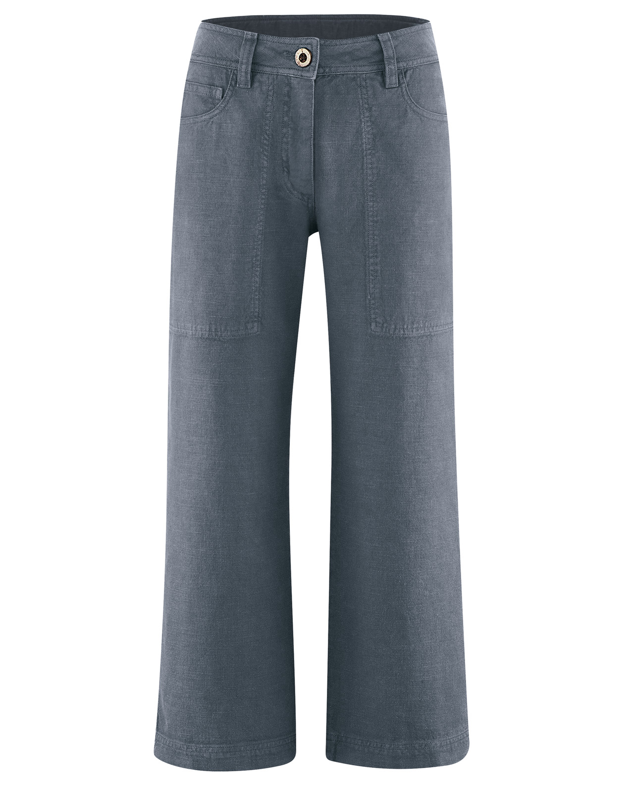 Hempage womens vegan Culottes Modern Char Grey