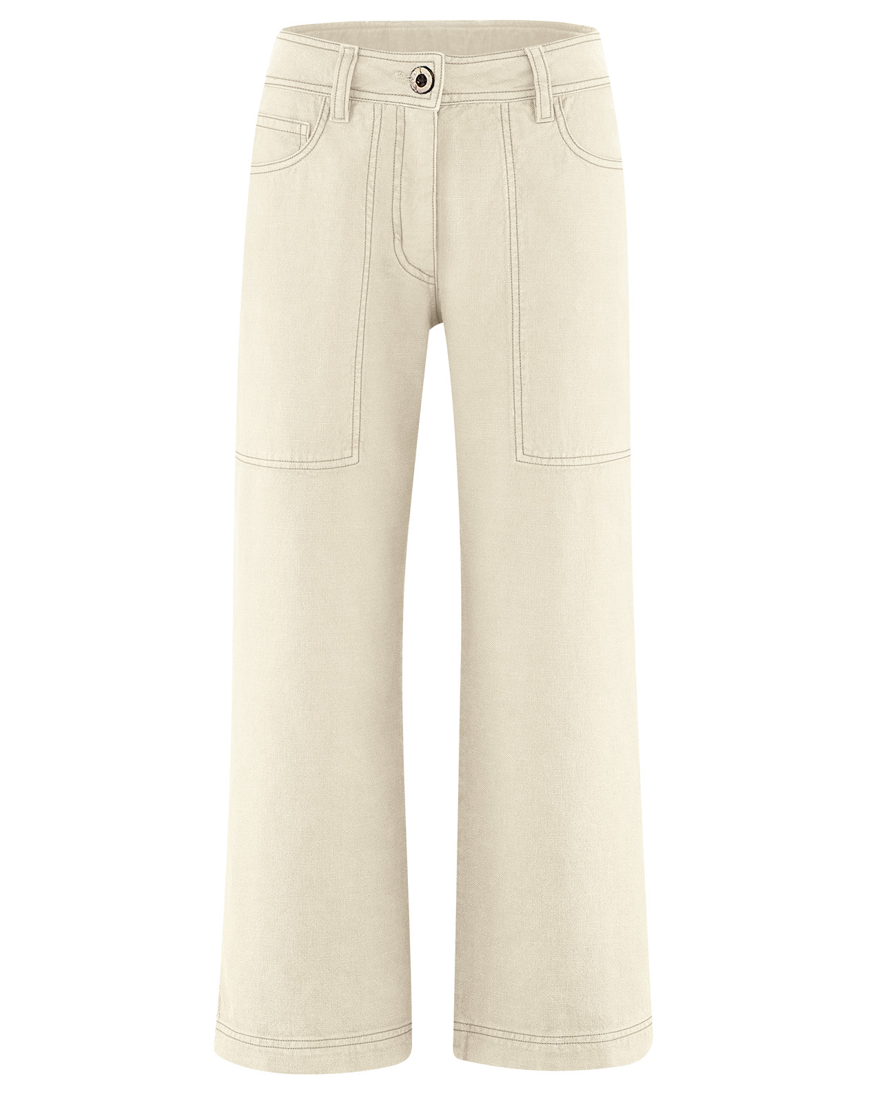 Hempage womens vegan Culotte Modern Natural