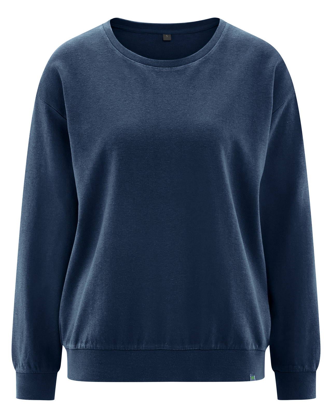 Hempage womens vegan Sweatshirt Basic Navy