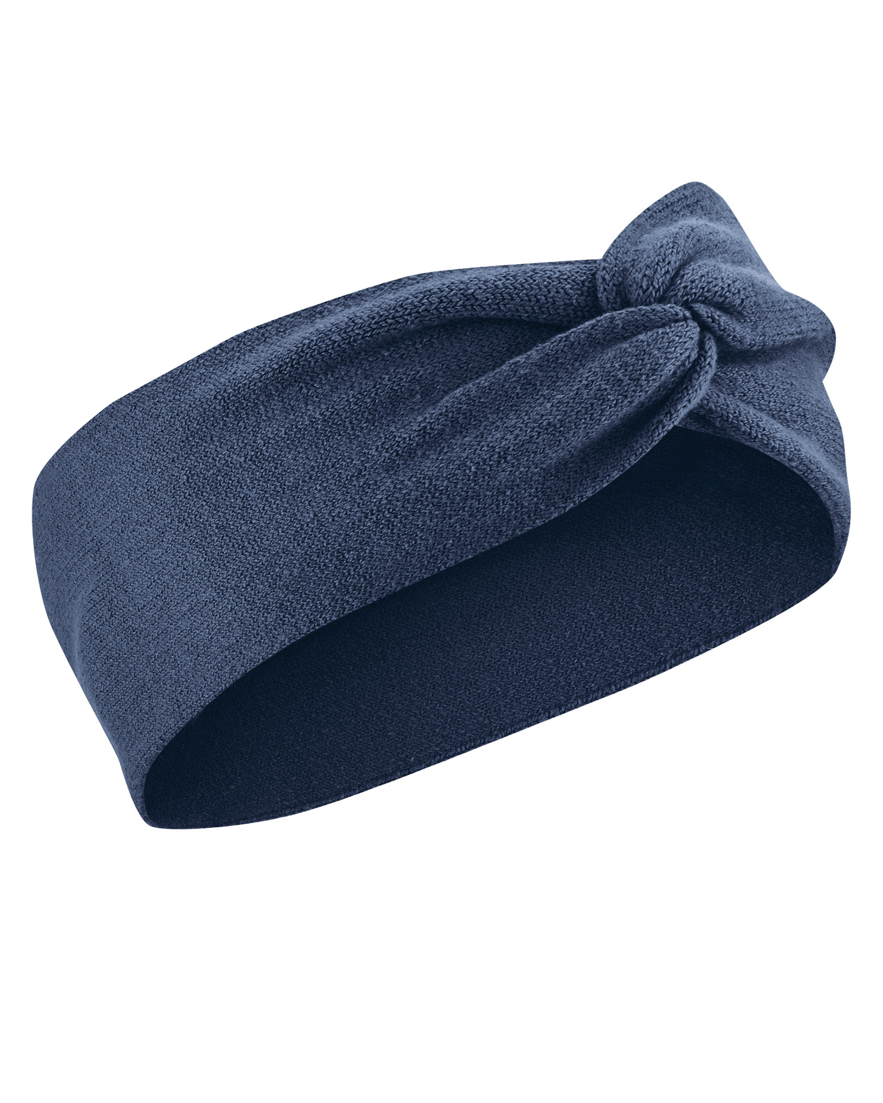 Hempage womens vegan Headband Warming Navy