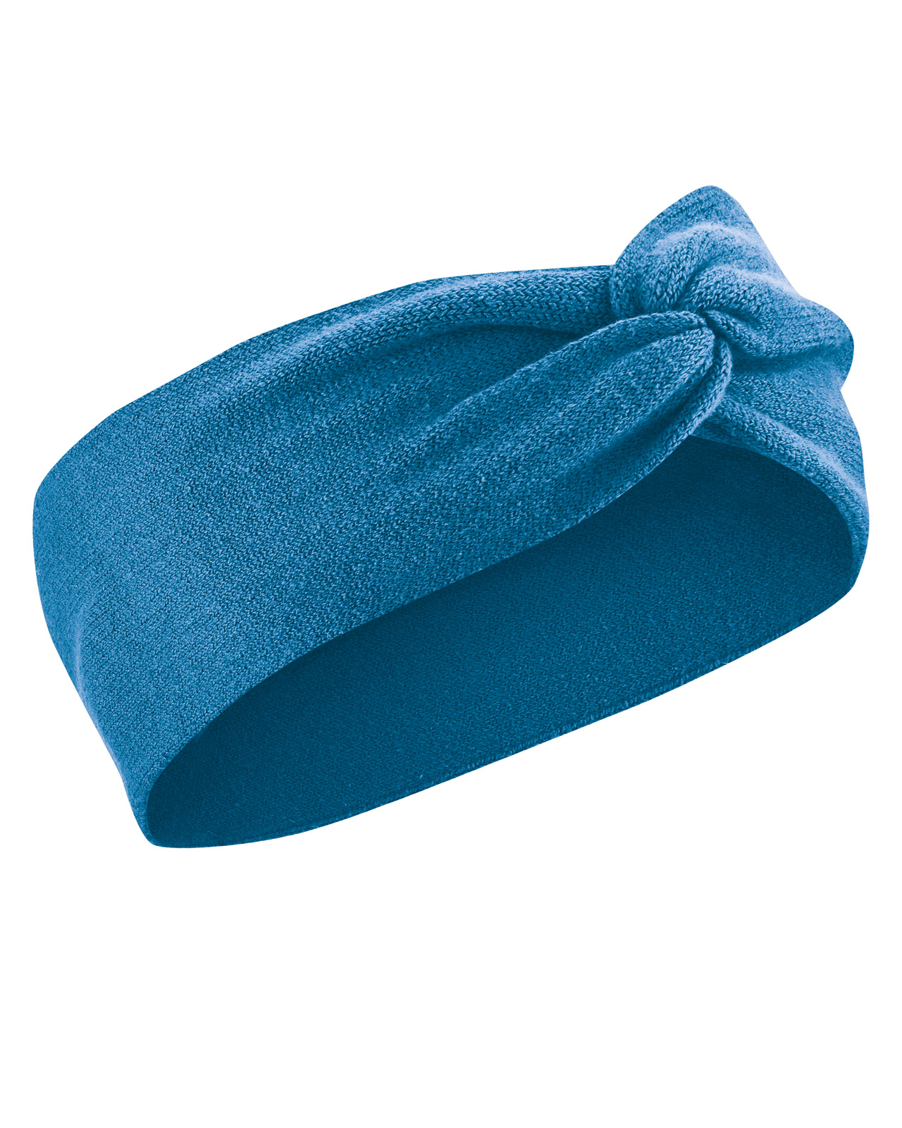 Hempage womens vegan Headband Warming Sea Blue