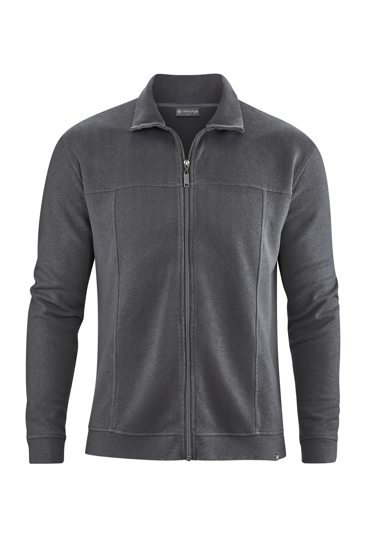 HempAge Herren vegan Sportliche Jacke In Anthrazit