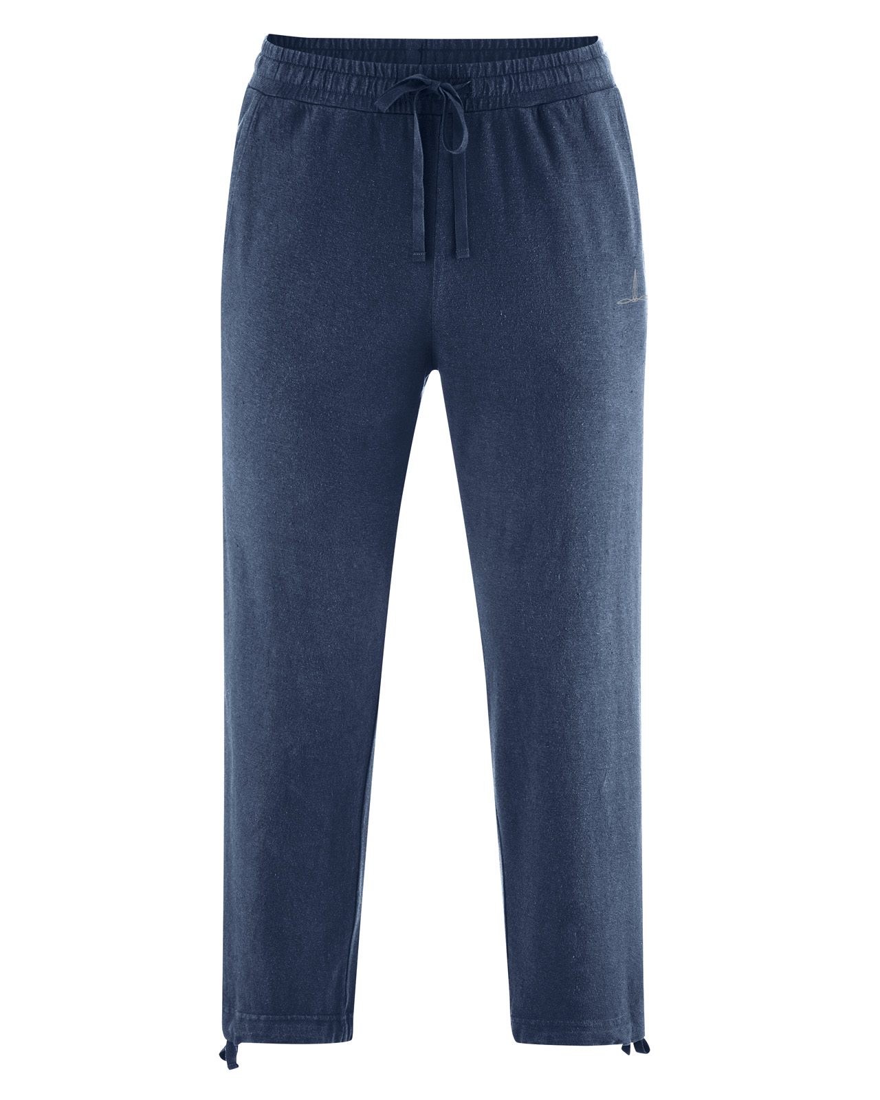 Hempage men vegan Yoga Pants 7/8 Navy