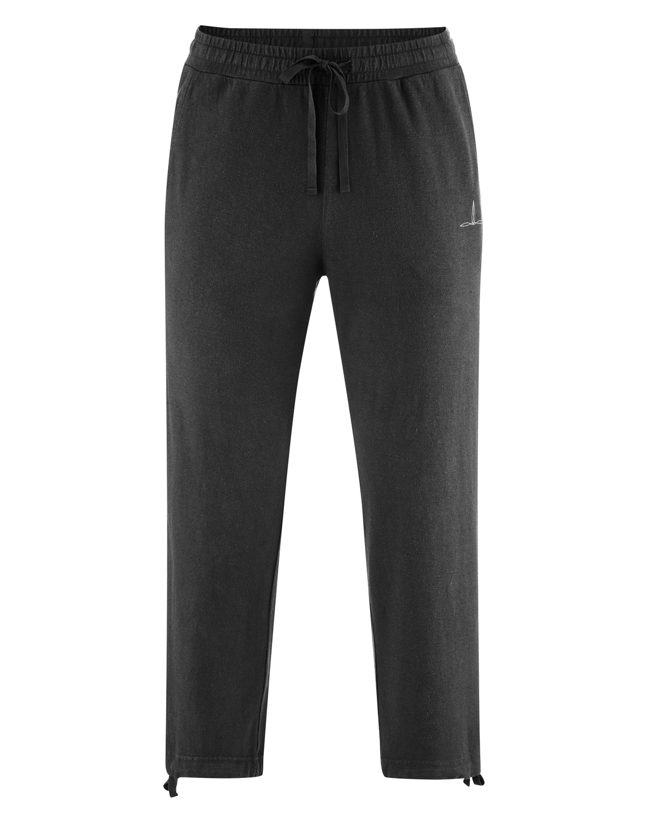 Hempage men vegan Yoga Pants 7/8 Black