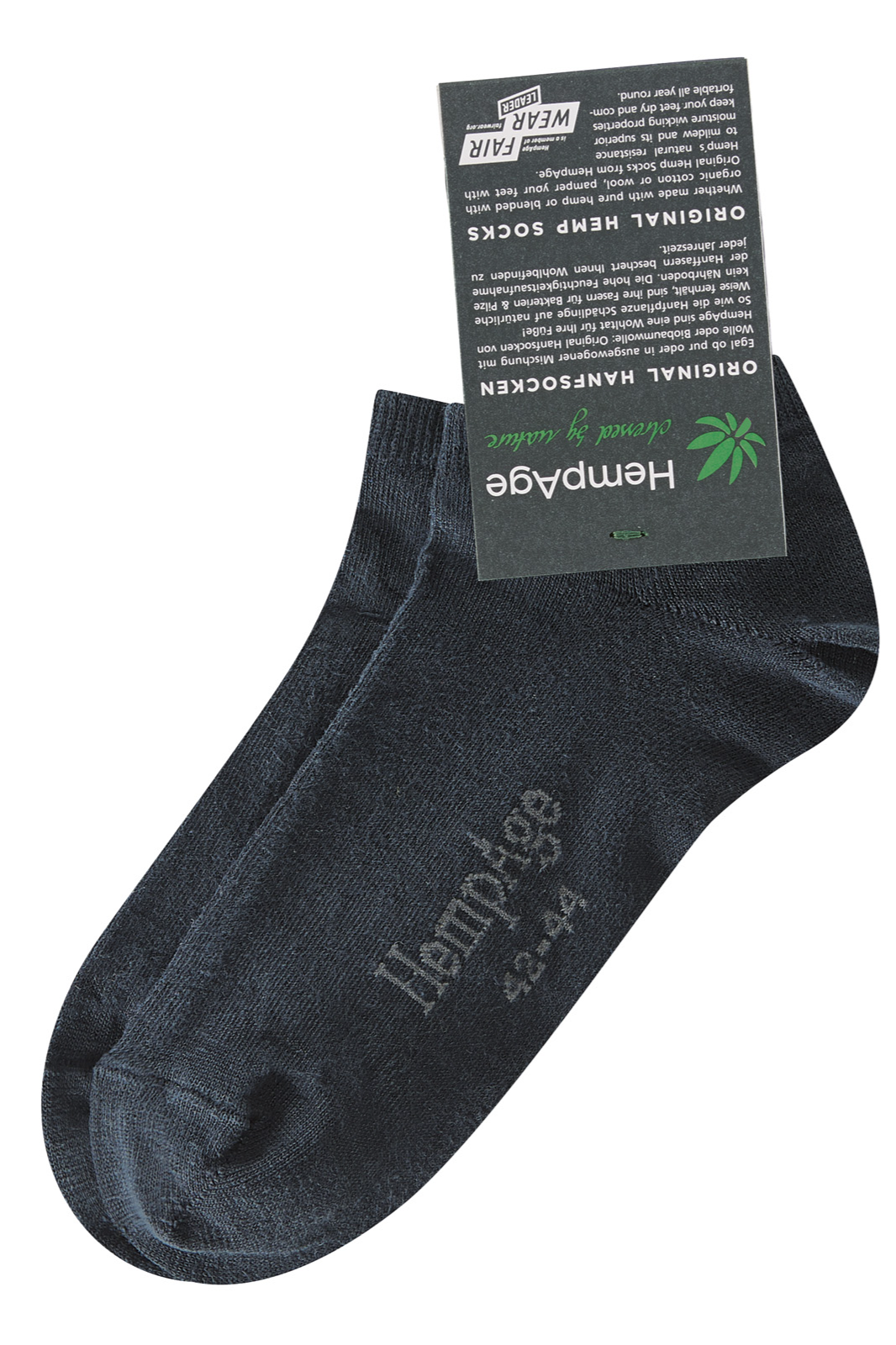 Hempage Herren vegan SÃ¶ckchen Schwarz