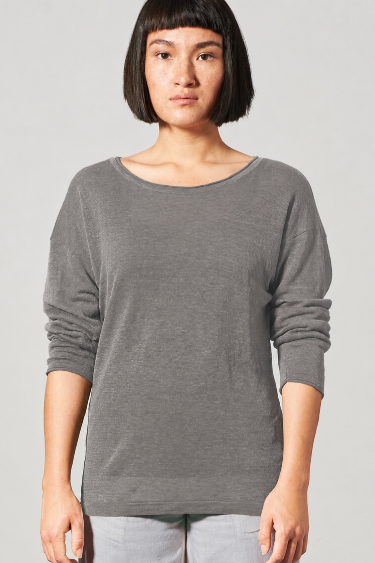 HempAge Damen vegan Pullover Airy In Taupe