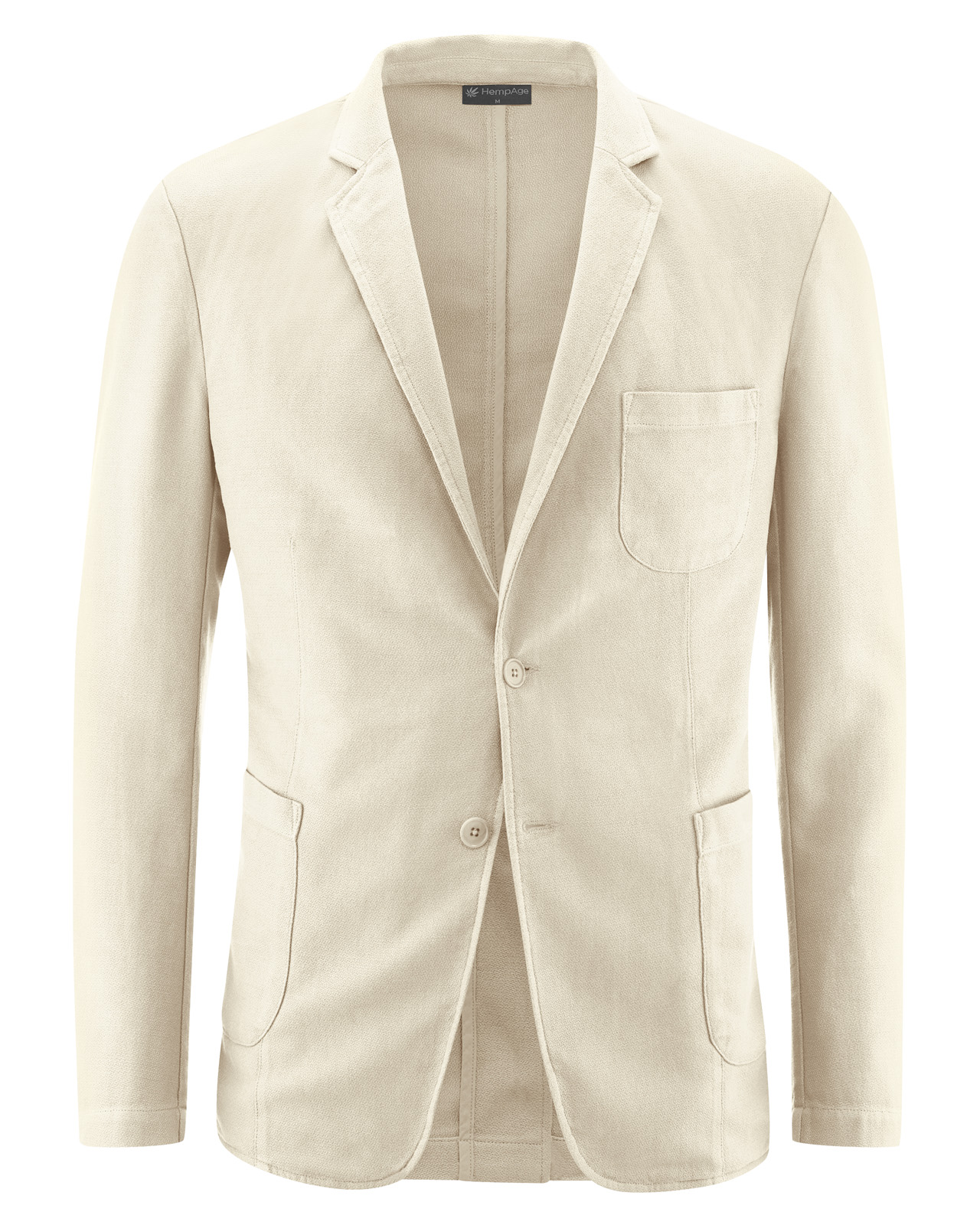 Hempage men vegan Blazer Fashionable Natural