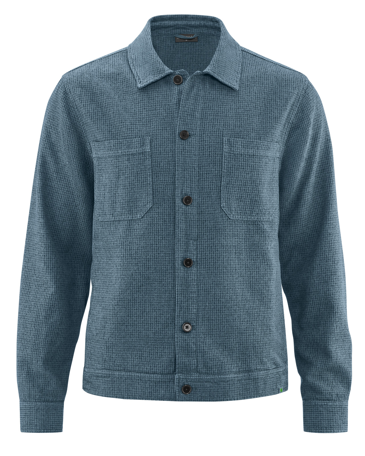 Hempage men vegan Jacket Checked Houndstooth Pattern Dove