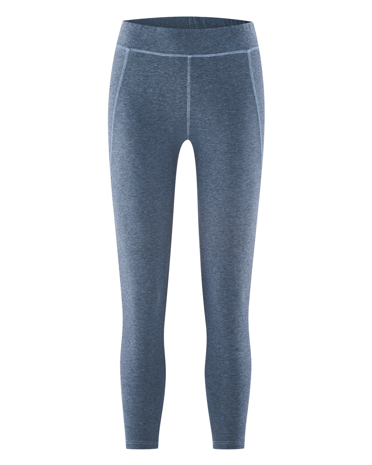 Hempage womens vegan Yoga Leggings Melange Blueberry