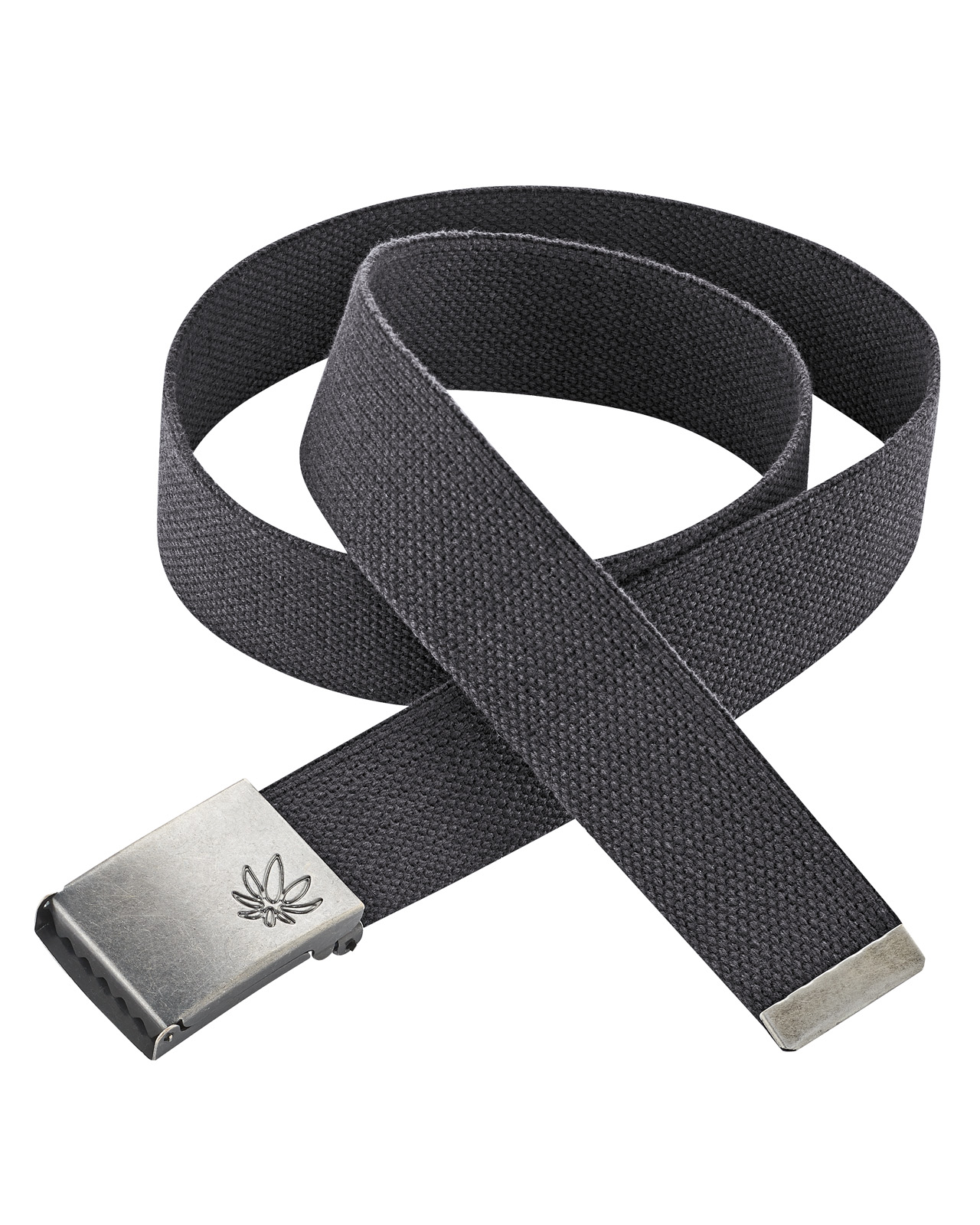 Hempage men vegan Belt Adjustable Anthracite