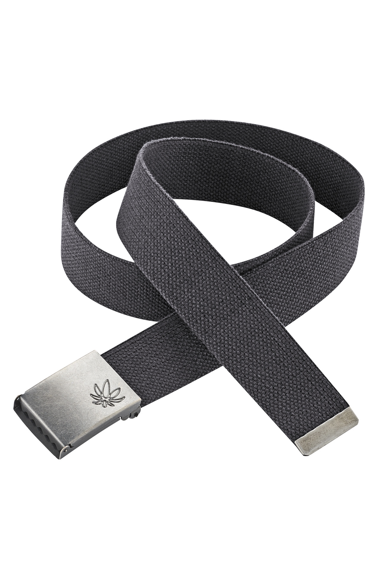 Hempage men vegan Belt Adjustable Anthracite