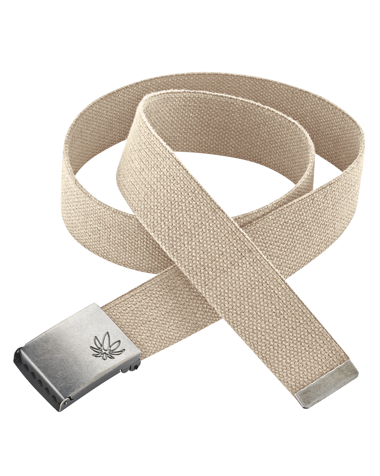 Hempage men vegan Belt Adjustable Natural
