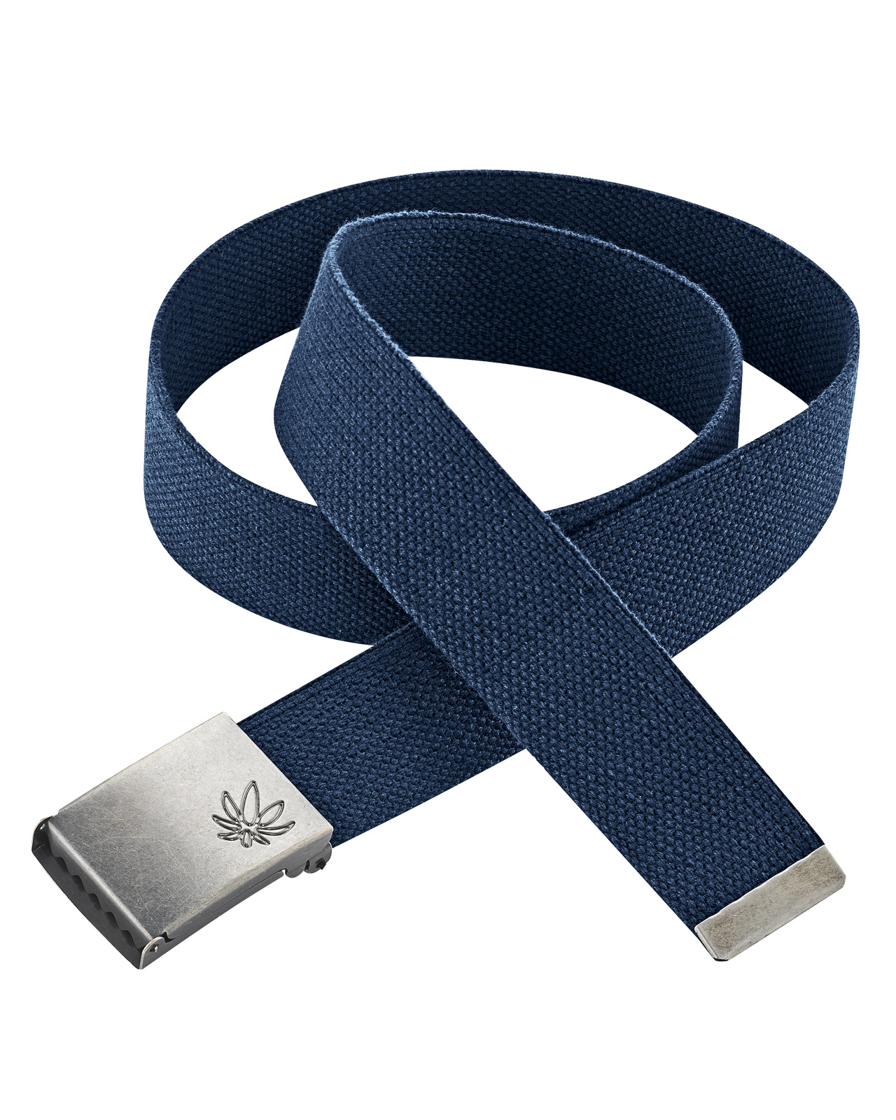 Hempage men vegan Belt Adjustable Navy