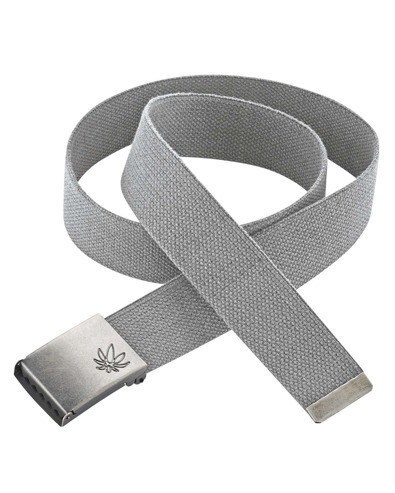 Hempage men vegan Belt Adjustable Rock Grey