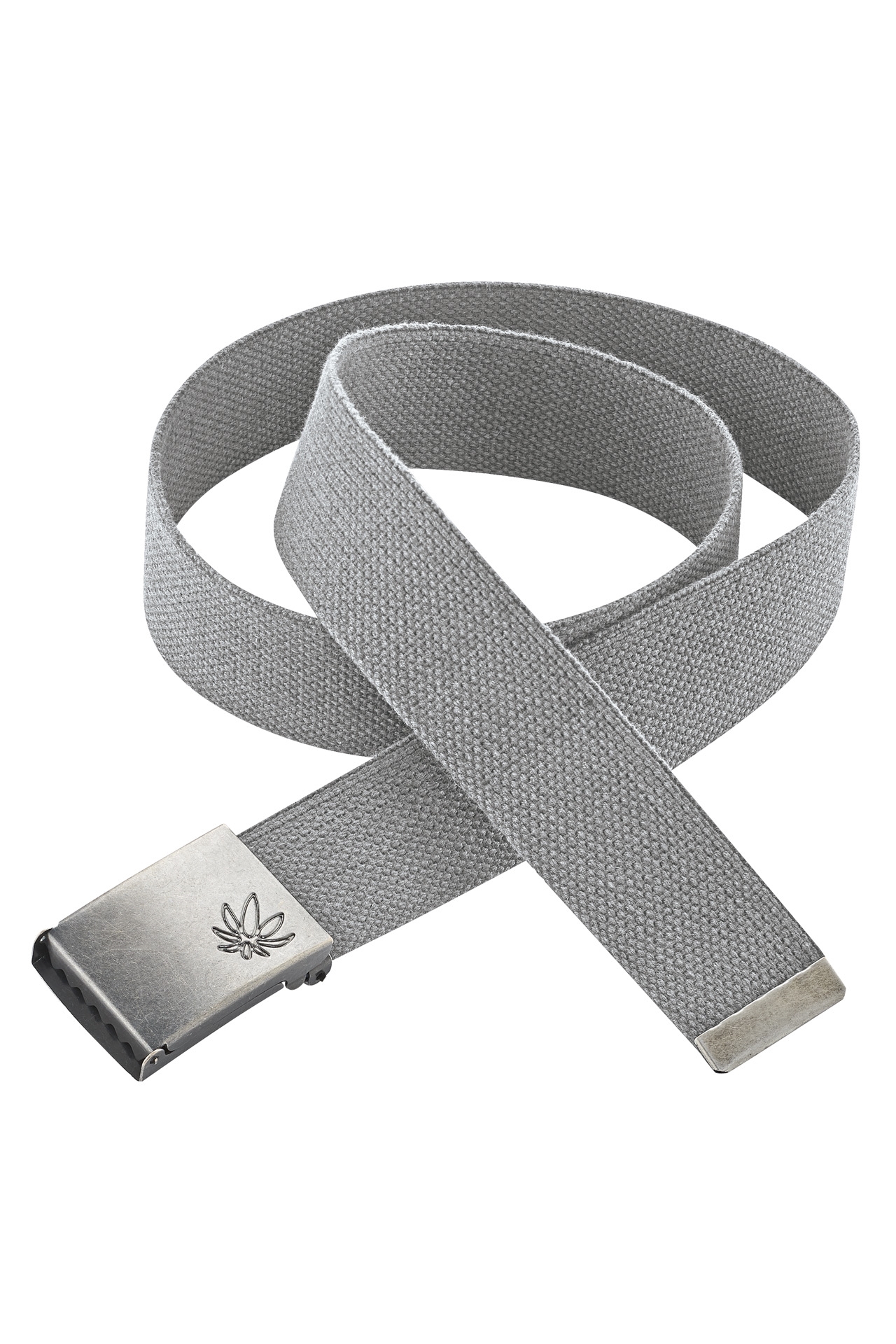 Hempage men vegan Belt Adjustable Rock Grey