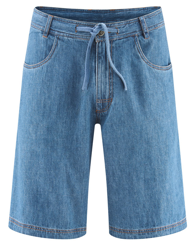 Hempage men vegan Shorts Straight Leg Uniblue