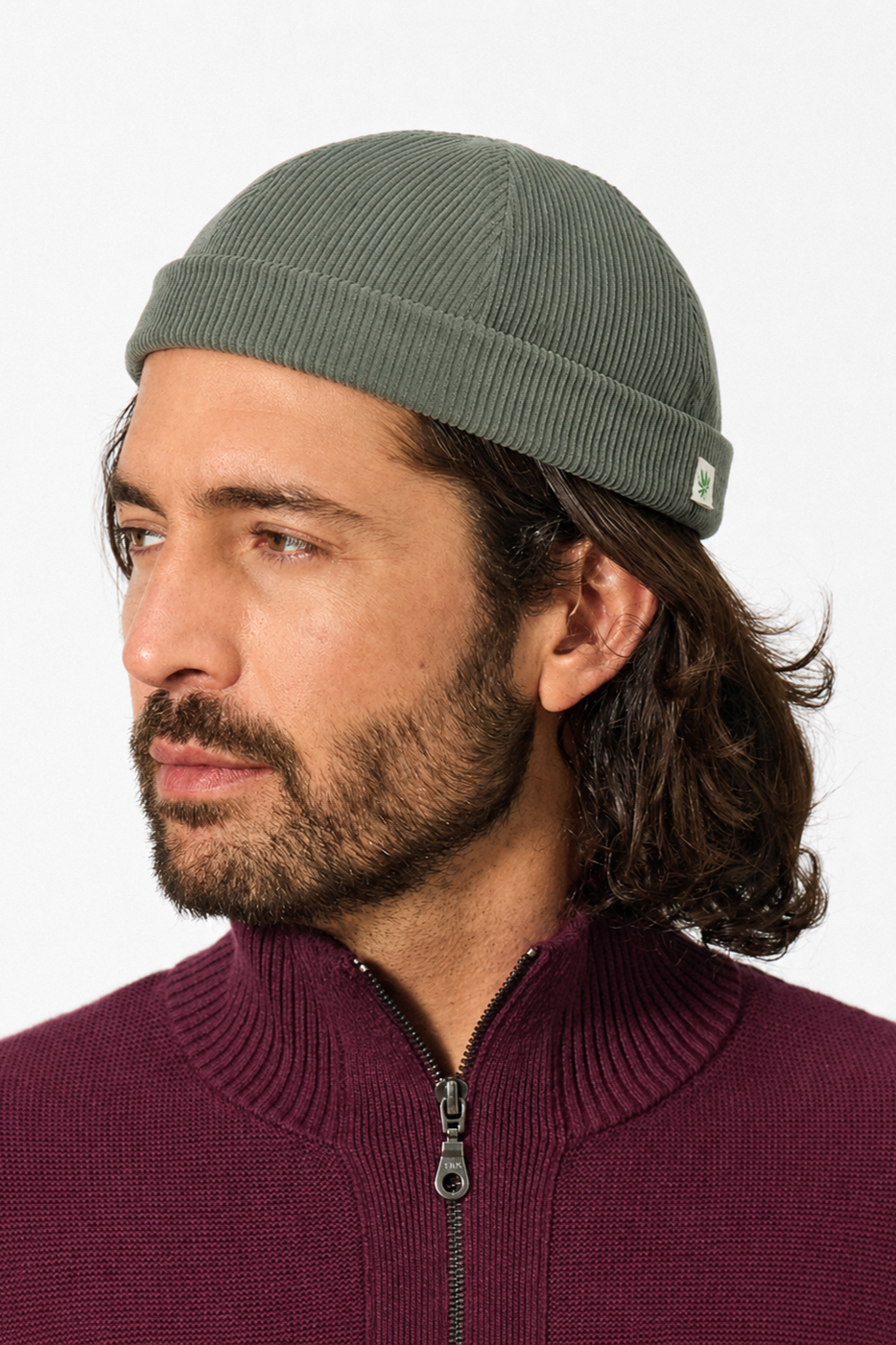 Hempage men vegan Docker Cap Thyme