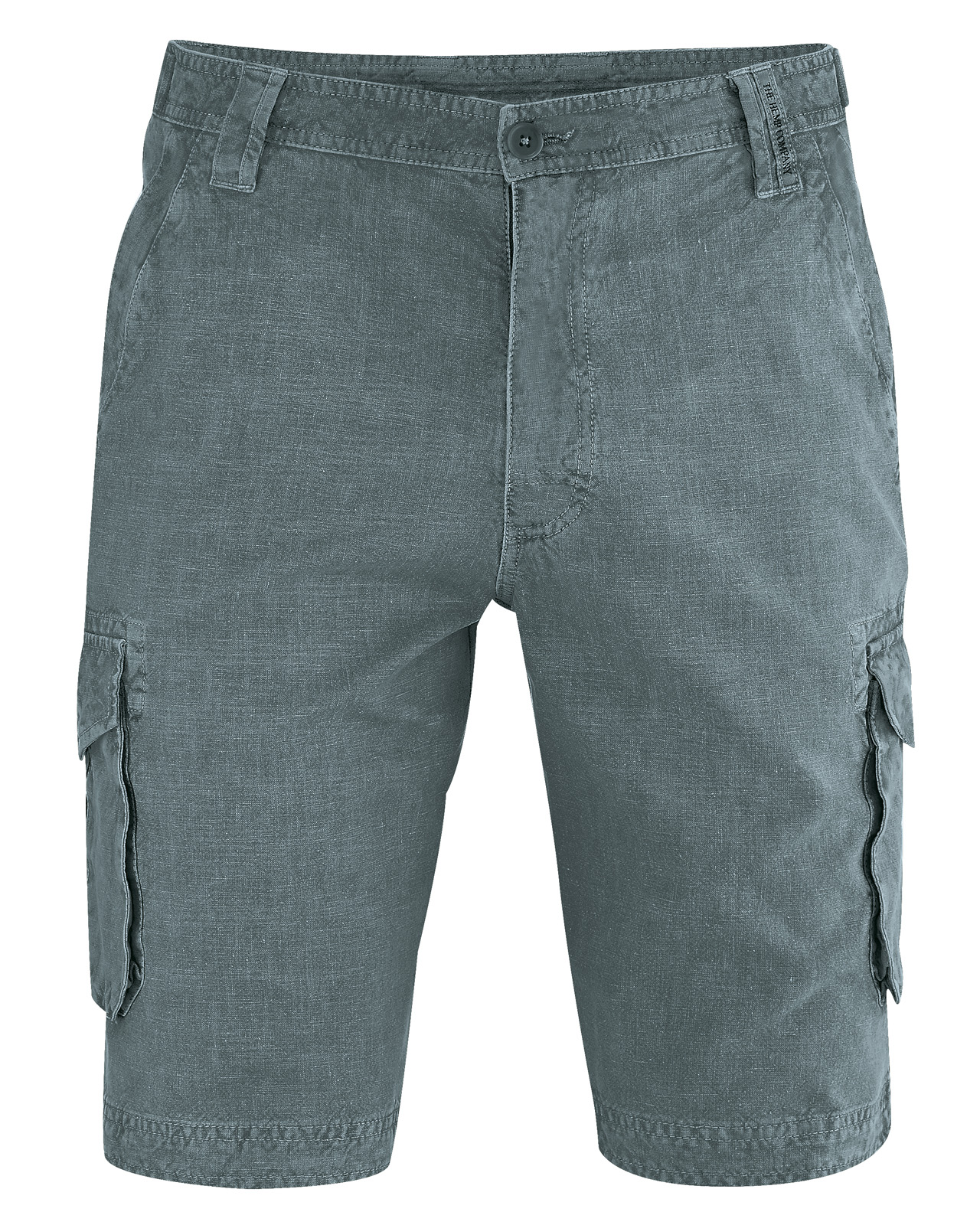 Hempage men vegan Cargo Shorts Titanium