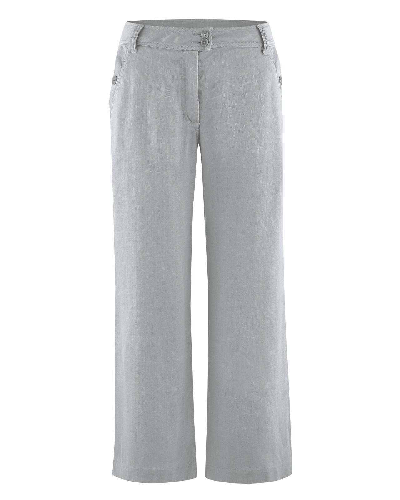 Hempage womens vegan Culotte High Rise 7/8 Quartz Grey