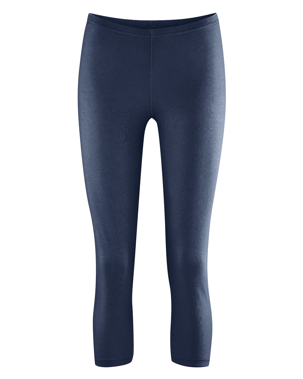 Hempage womens vegan Leggings 7/8 Length Navy