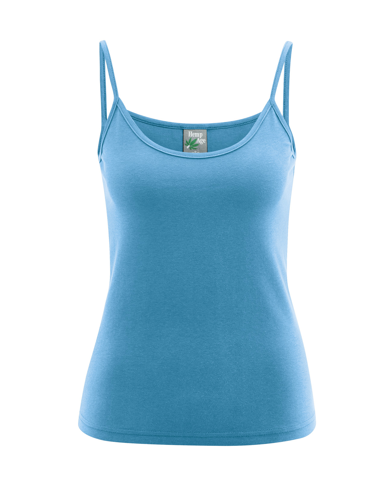 Hempage womens vegan Top Camisole Atlantic Blue