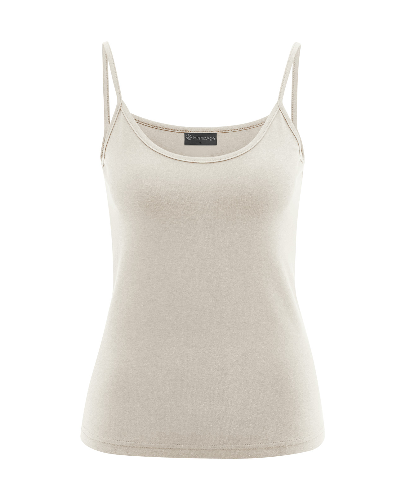 Hempage womens vegan Top Camisole Thistle Beige