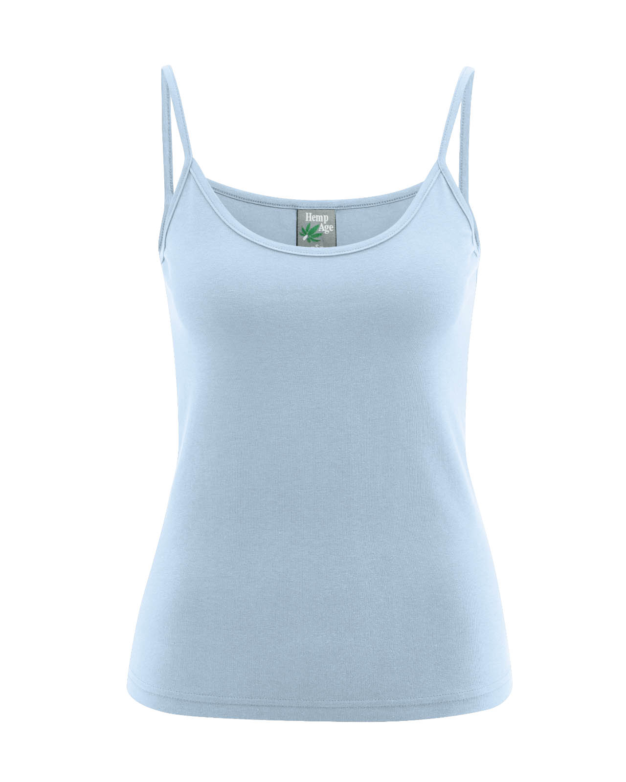 Hempage womens vegan Top Camisole Clearsky Blue