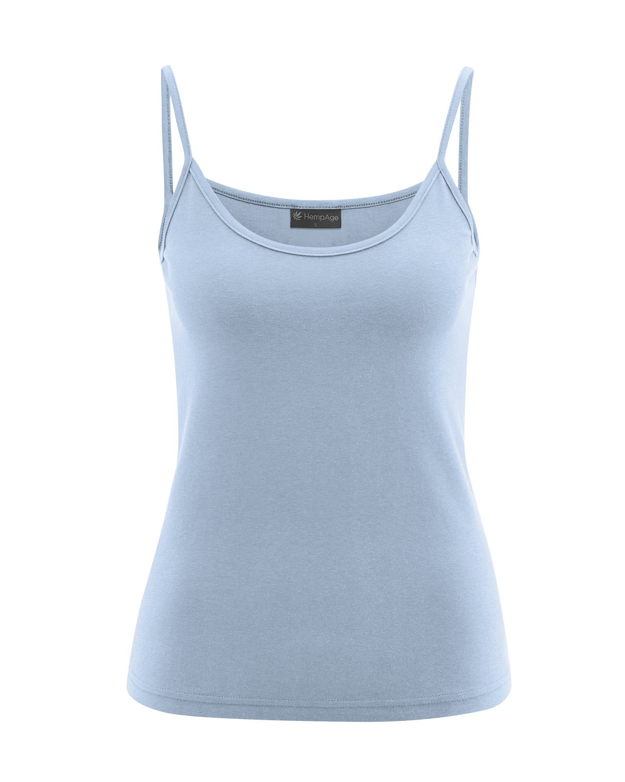 Hempage womens vegan Top Camisole Smoke Blue