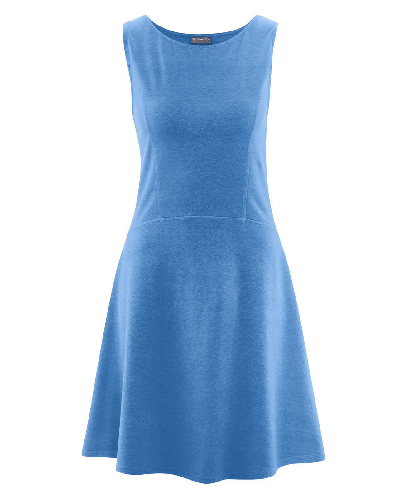 Hempage womens vegan Dress Jersey Summer Ocean