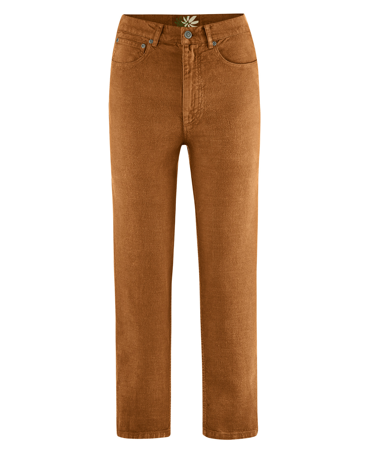 Hempage womens vegan Jeans High Rise Almond