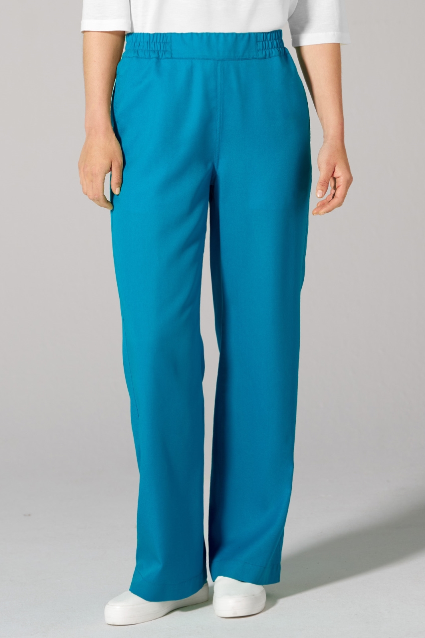 HempAge Damen vegan Hose Leicht Azurblau
