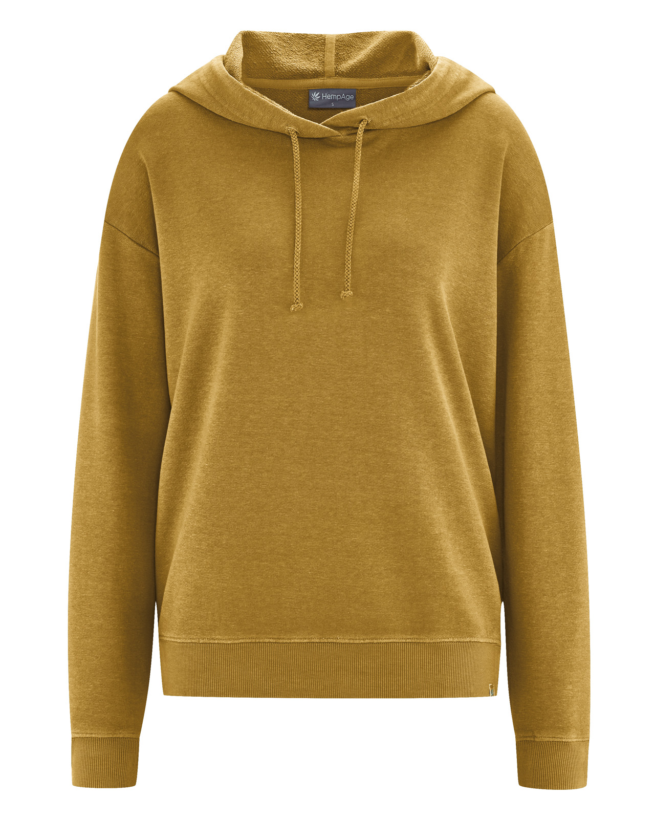 Hempage womens vegan Hoodie Comfortable Peanut Brown