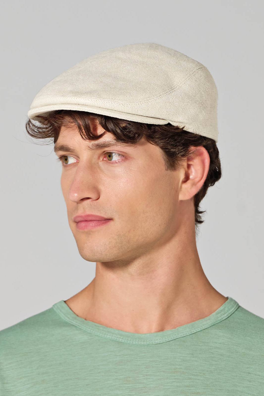 Hempage men vegan Flat Cap Natural