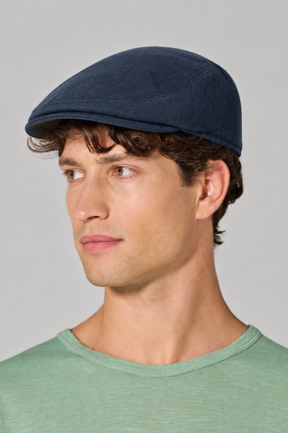 Hempage men vegan Flat Cap Navy