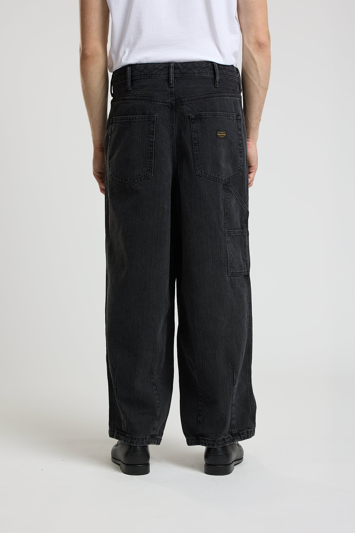 Kings of Indigo men vegan Jeans Sabium Stripe Black Washed