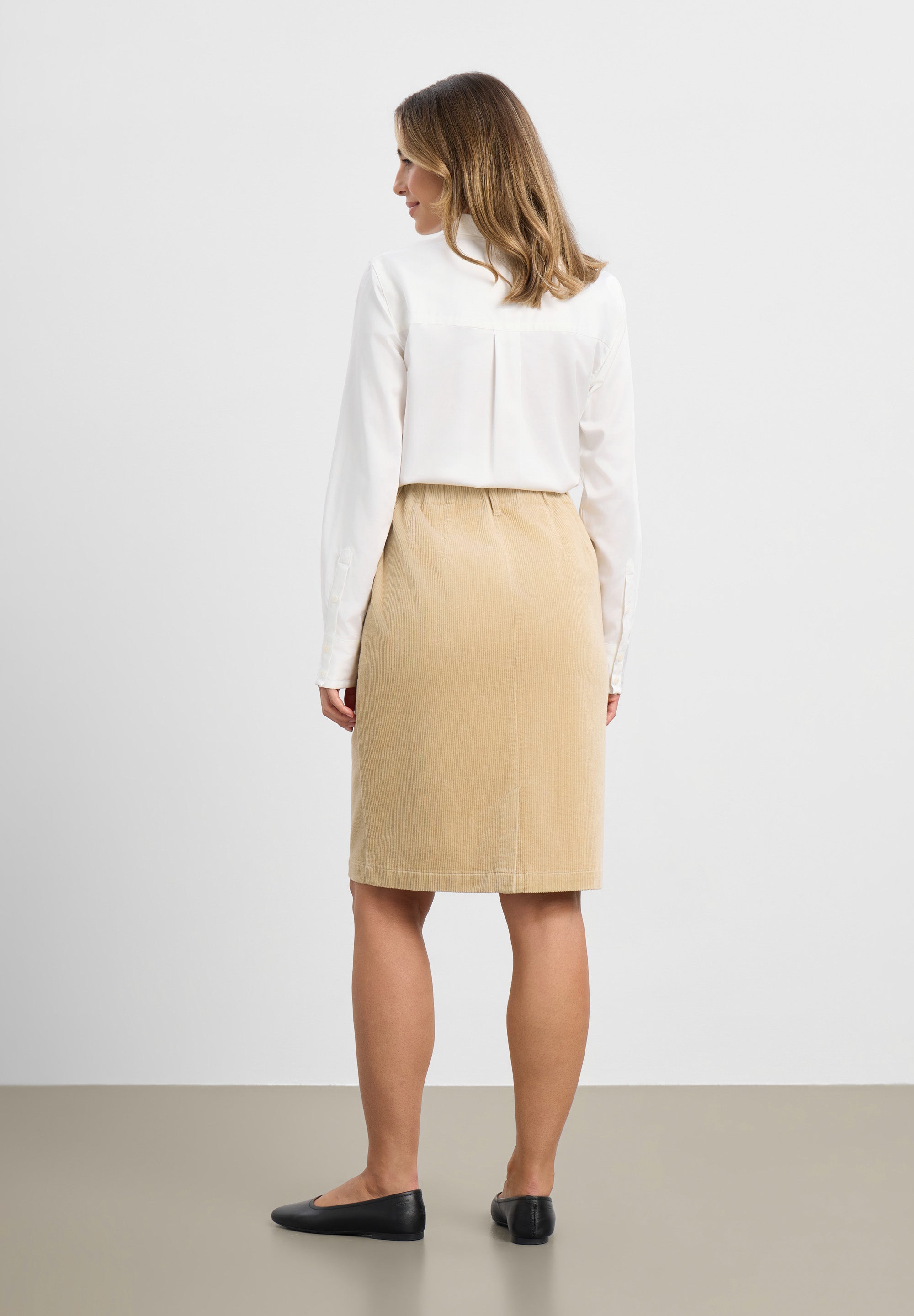 LAURIE womens vegan Skirt Simone Cafe Latte