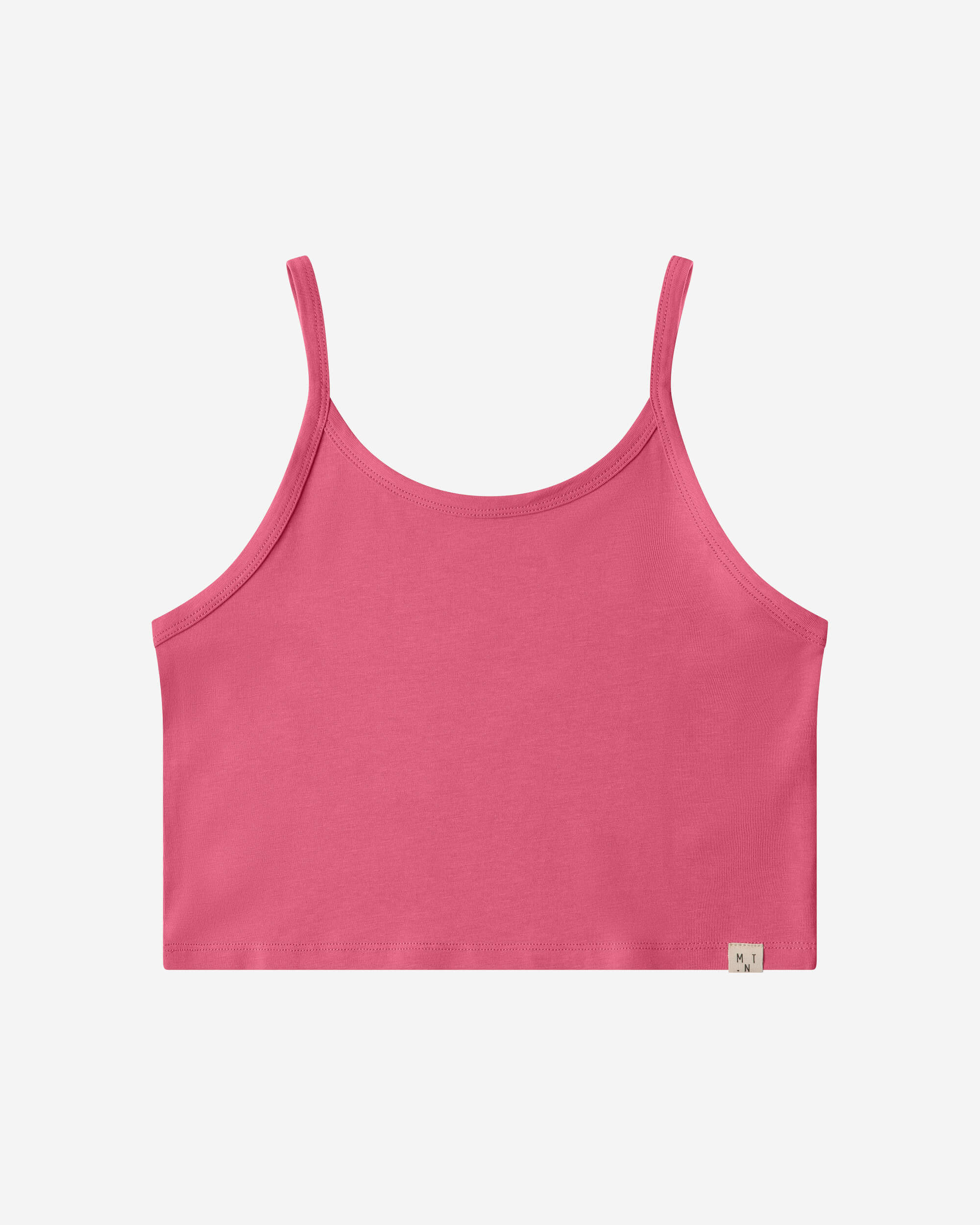 MATONA womens vegan Crop Top Basic Hibiscus