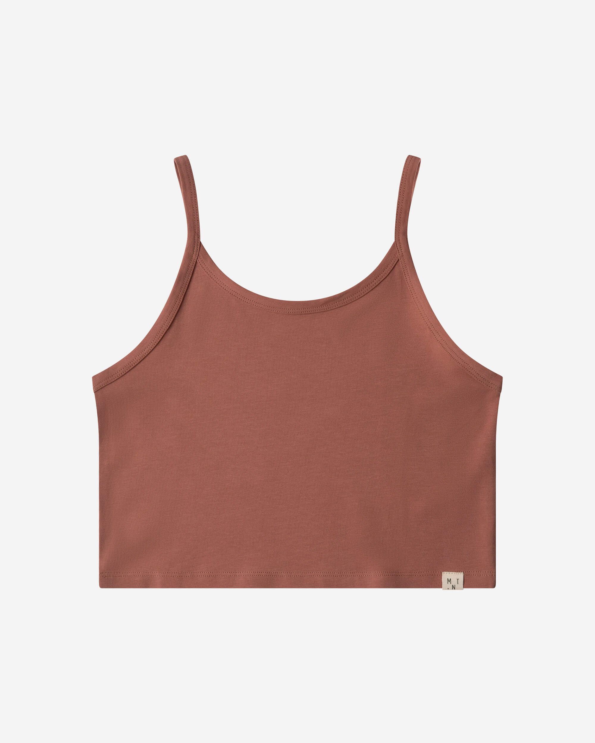 MATONA womens vegan Crop Top Basic Rosewood