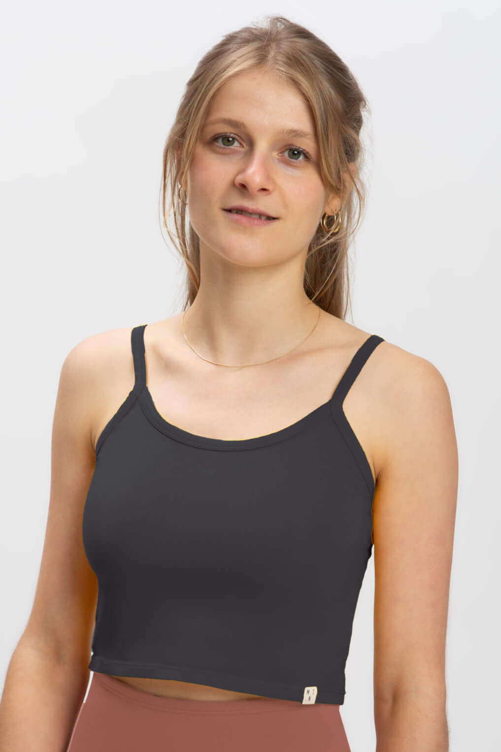 MATONA womens vegan Crop Top Basic Vulcano