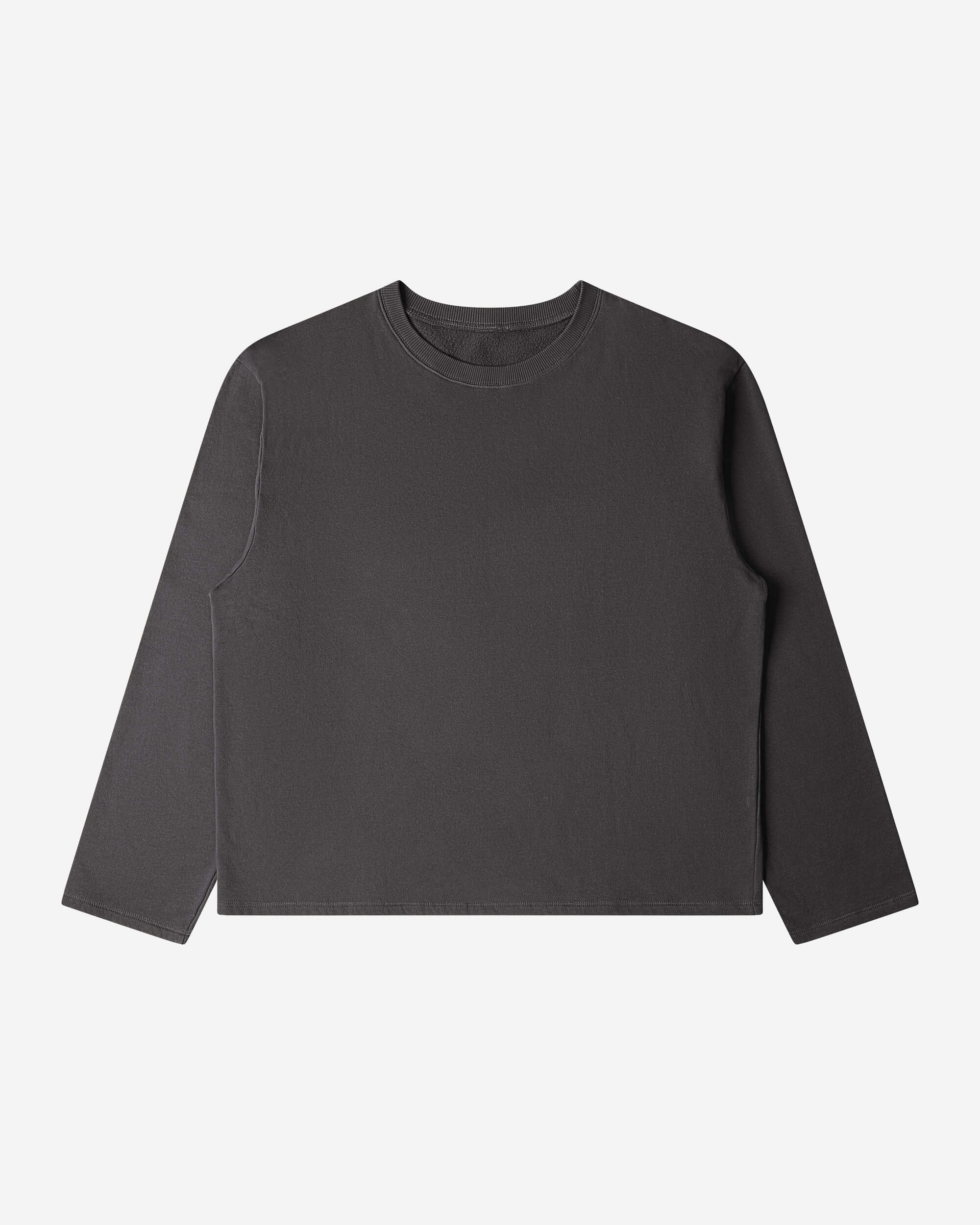 MATONA men vegan Shirt Fleece Washed Black