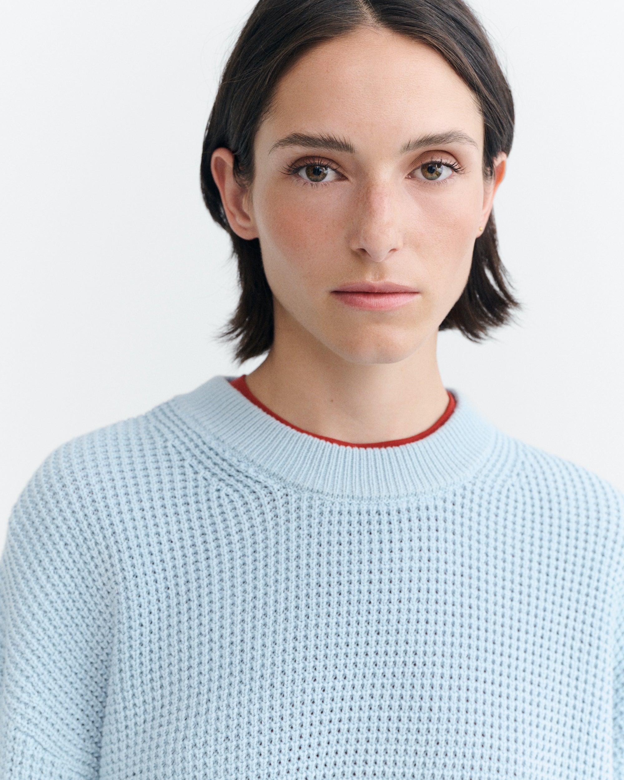 Thinking MU womens vegan Sweater Calia Light Blue